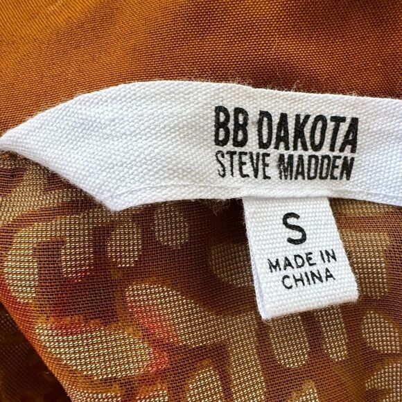 🧡 BB Dakota by Steve Madden Burnout Velvet Maxi Dress - Size Small 🧡 - Picture 6 of 9